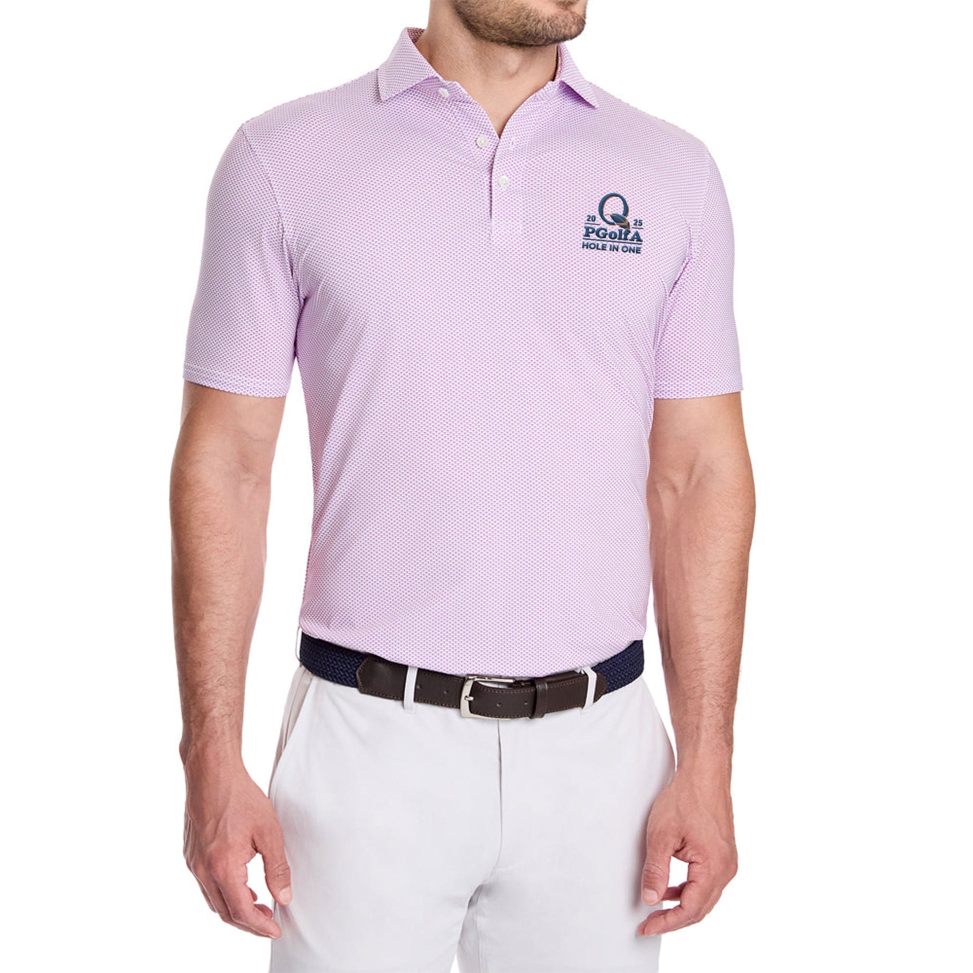 2025 PGolfA Hole In One Embroidery Polo Shirt, Funny Golf Shirt, Christmas Golf Gift